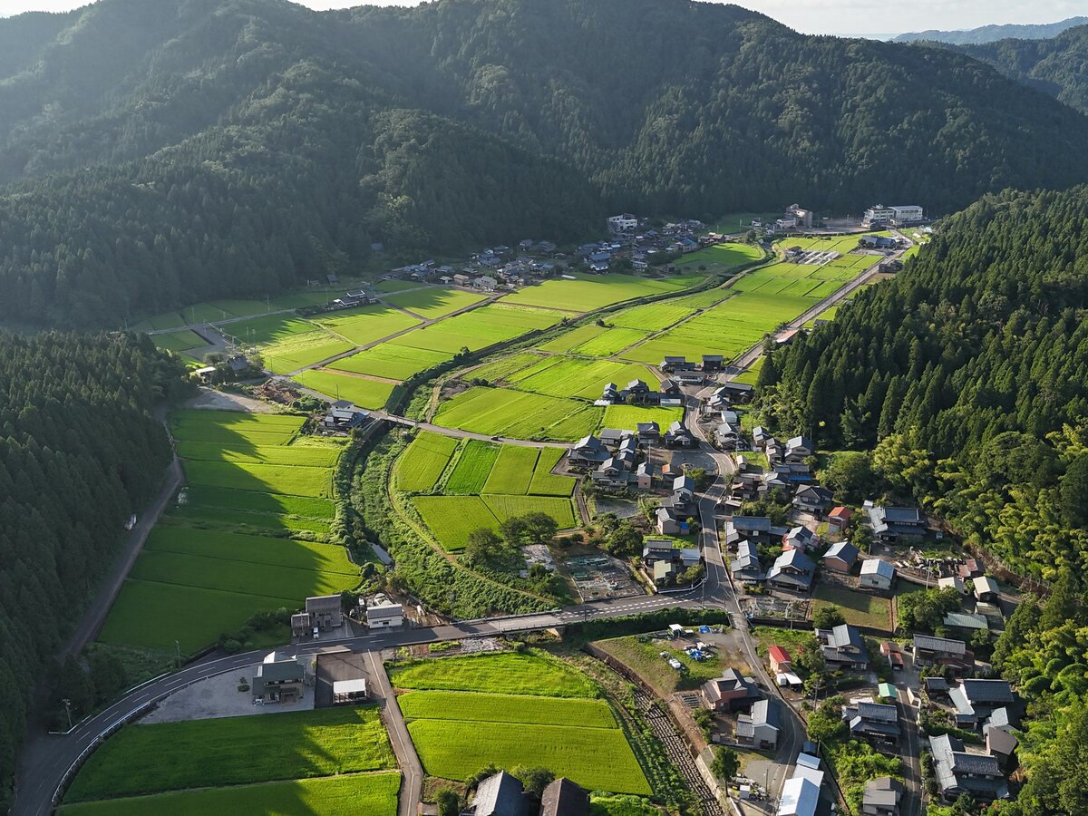 一乘谷的山谷与村落