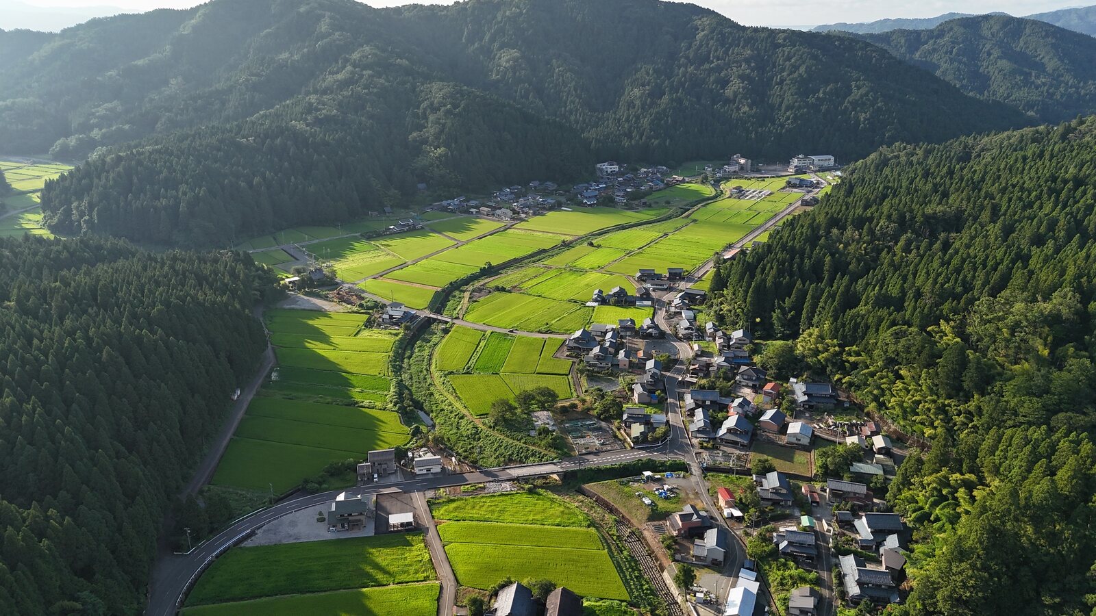 一乘谷的山谷与村落